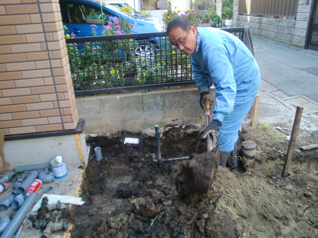 目黒区洗足Ｍ邸　水道工事