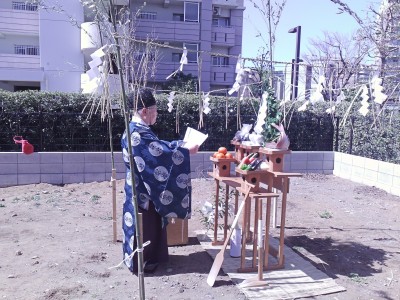 世田谷区Ｎ邸　地鎮祭