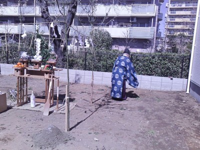 世田谷区Ｎ邸　地鎮祭