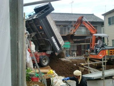 ニコマビル　埋戻し