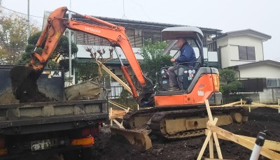 世田谷区Ｙ邸　根切り