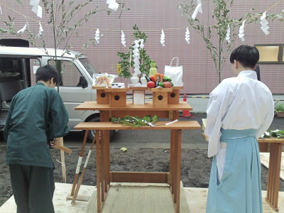 世田谷区Ｈ邸　地鎮祭