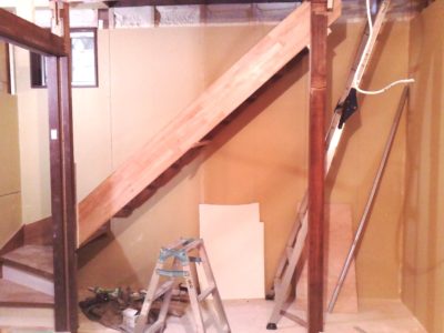 品川区Ｙ邸改修工事　階段
