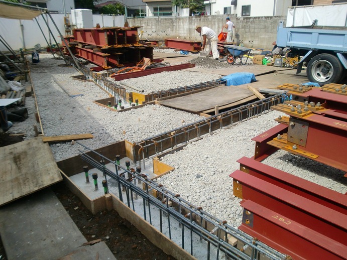 目黒区洗足マンション 砕石敷き 鉄筋コンクリート造