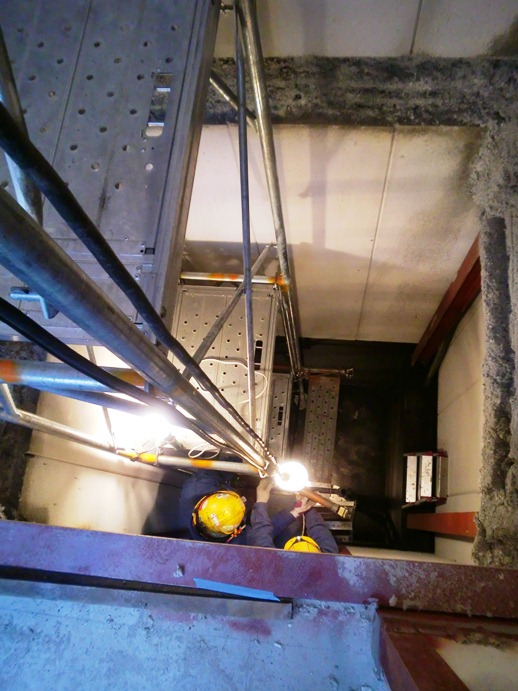 目黒区洗足マンション エレベーター工事