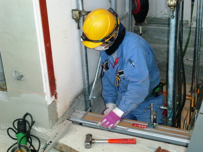 目黒区洗足マンション エレベーター工事