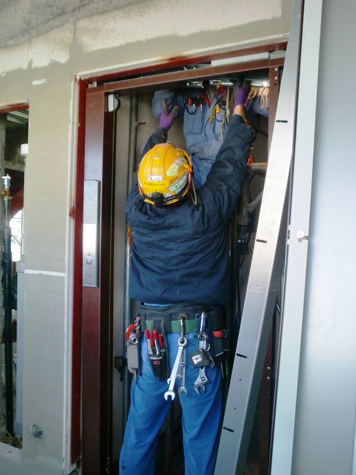 目黒区洗足マンション エレベーター工事