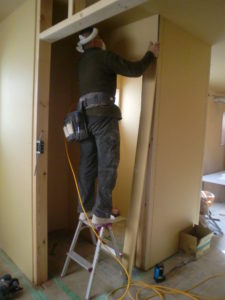 世田谷区Ｍ邸　下地ボード施工