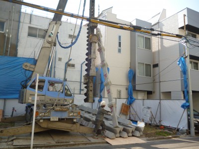 - コトブキホームビルダー|目黒区・品川区の狭小地での注文住宅を手掛ける工務店 江東区N邸 地盤改良