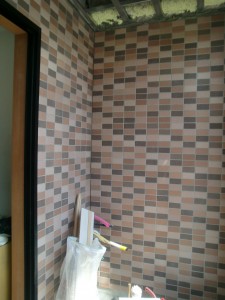 バルコニータイル施工