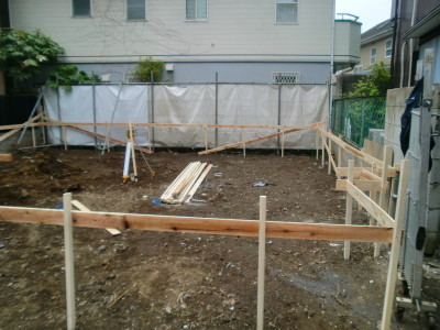 目黒区K邸　遣り方だし