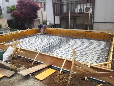 大田区K邸　配筋