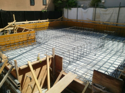 目黒区K邸　配筋工事