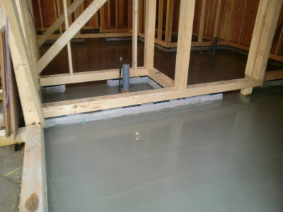 品川区A邸改修工事　土間コンクリート