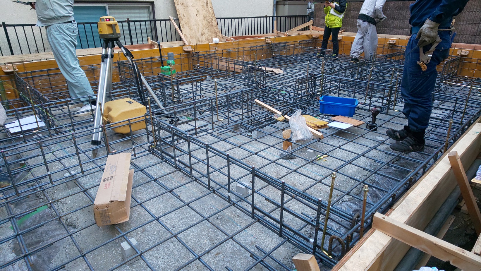 品川区K邸　配筋工事