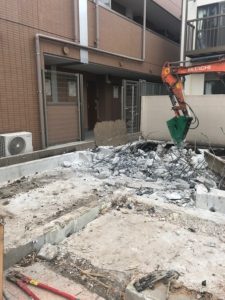 目黒区A邸解体基礎