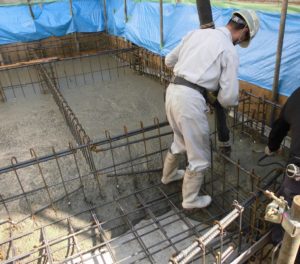 コトブキホームビルダー　目黒区A邸コンクリート打設