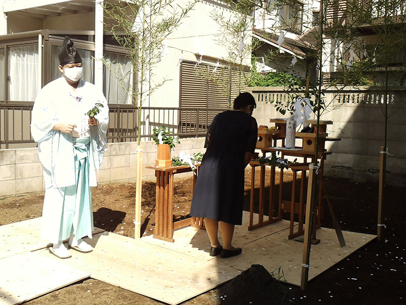 コトブキホームビルダー　目黒区H邸地鎮祭