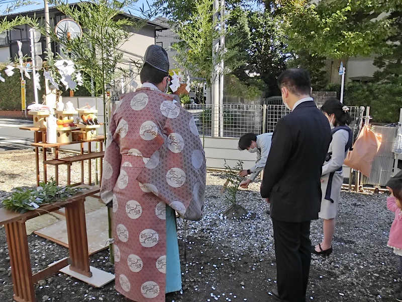 コトブキホームビルダー　大田区S邸　地鎮祭