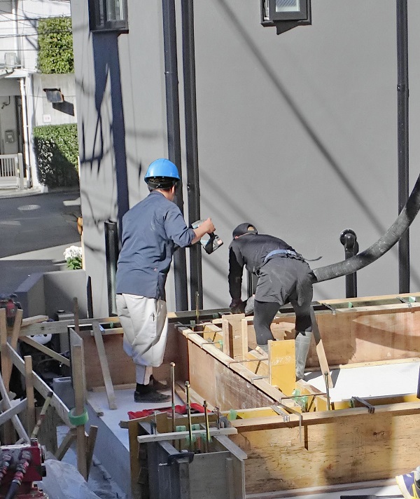 コトブキホームビルダー　品川区S邸　基礎工事