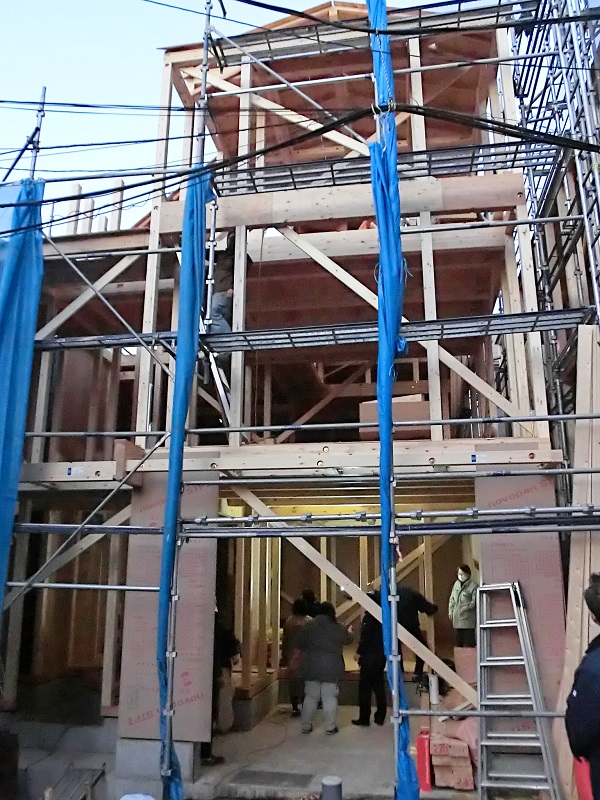 コトブキホームビルダー　品川区S邸　上棟式