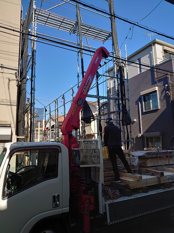 コトブキホームビルダー　ブライト西小山　上棟