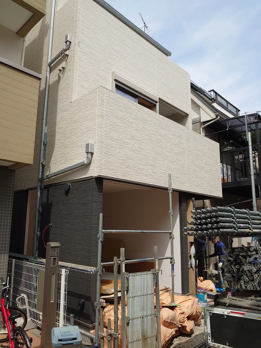 コトブキホームビルダー　品川区K邸　足場解体