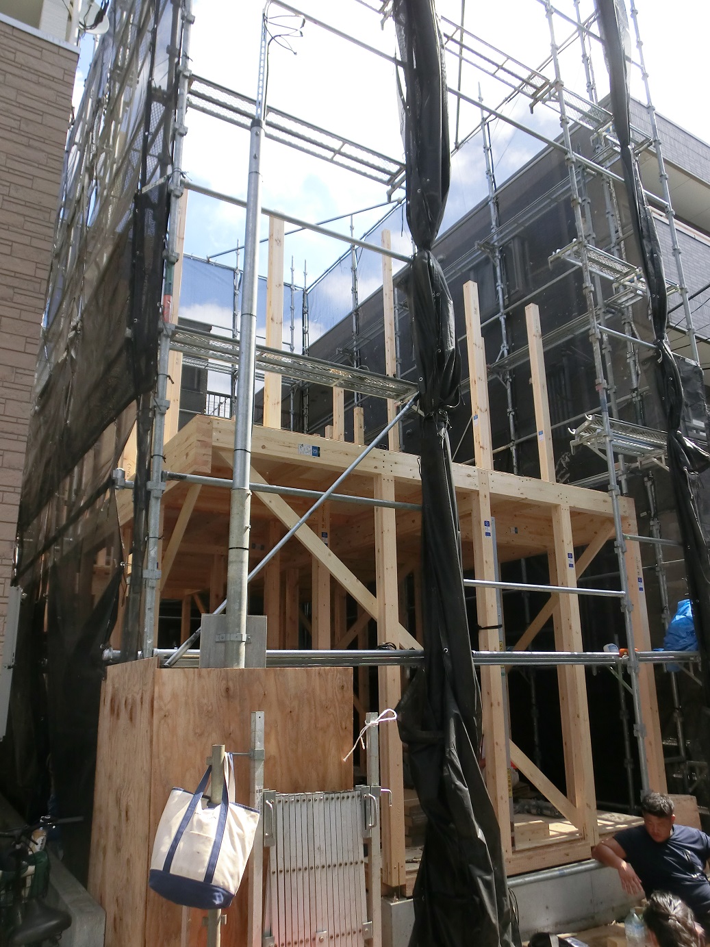 コトブキホームビルダー　ブライト荏原I邸　上棟