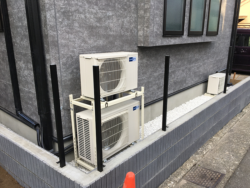 コトブキホームビルダー　品川区S邸二世帯住宅外構工事