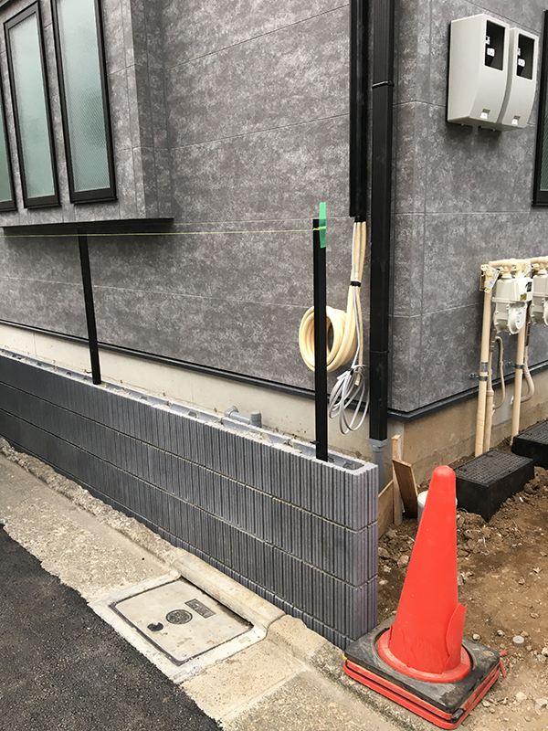 コトブキホームビルダー　品川区S邸二世帯住宅外構工事