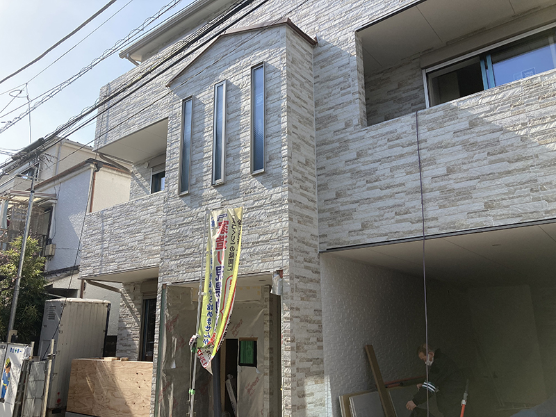 コトブキホームビルダー品川区A邸賃貸併用住宅　外観
