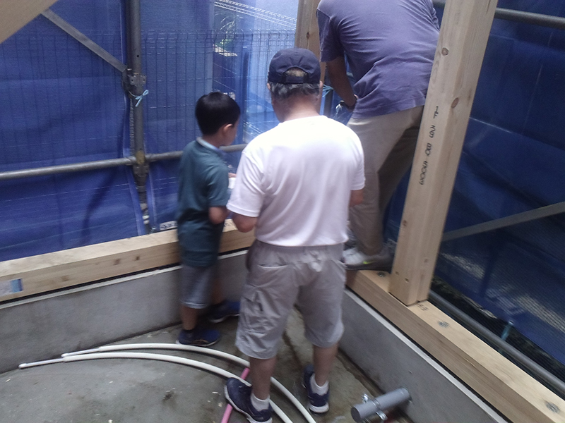 コトブキホームビルダー　品川区KK邸二世帯住宅　上棟式