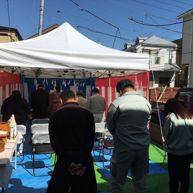 目黒区H邸　地鎮祭