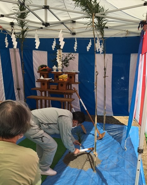 目黒区H邸　地鎮祭