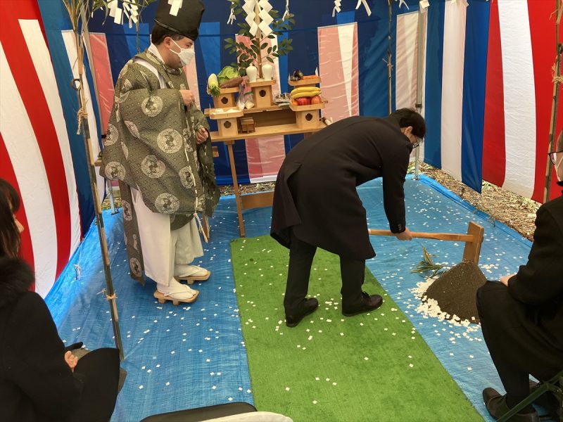 コトブキホームビルダー品川区S邸地鎮祭