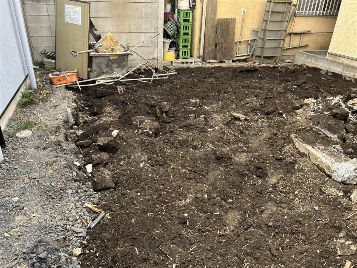 コトブキホームビルダー品川区M邸　解体完了