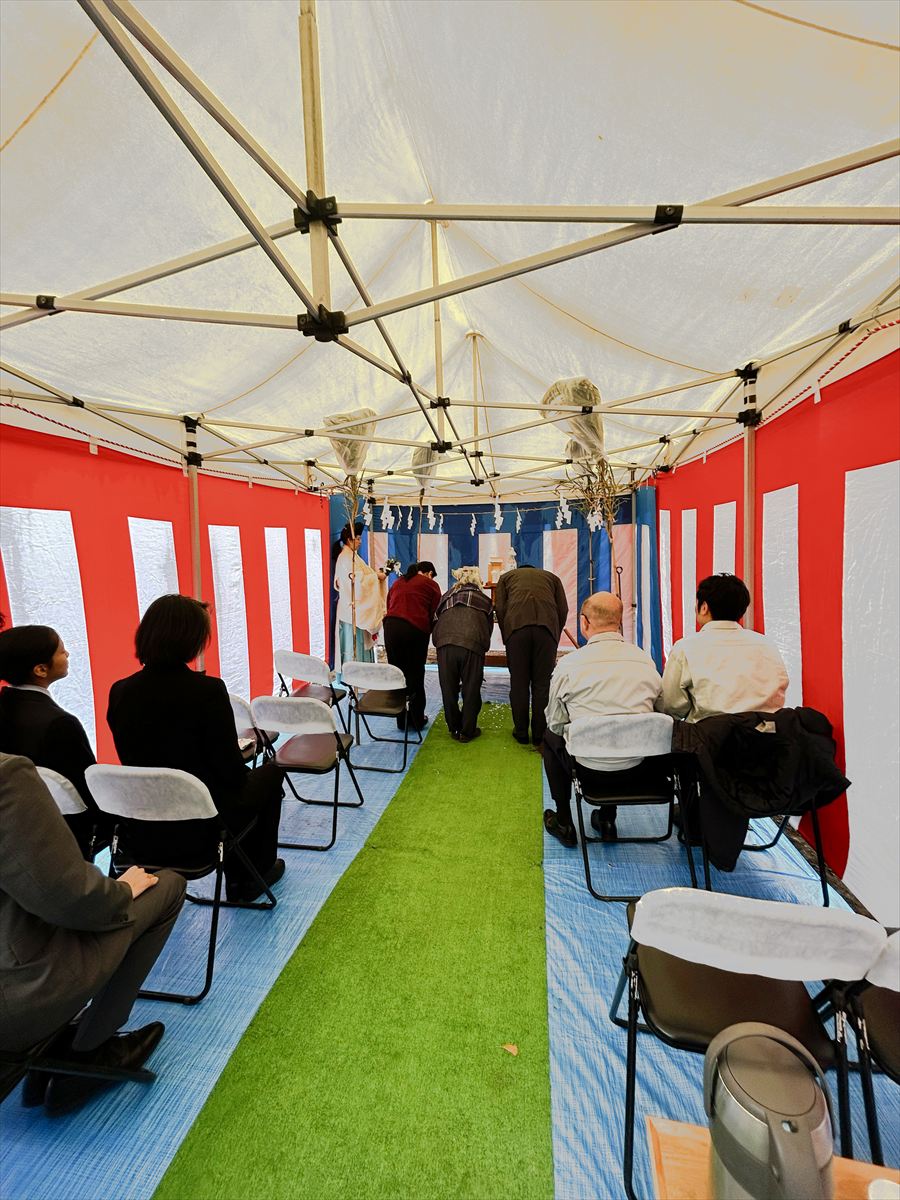 コトブキホームビルダー目黒区A邸地鎮祭