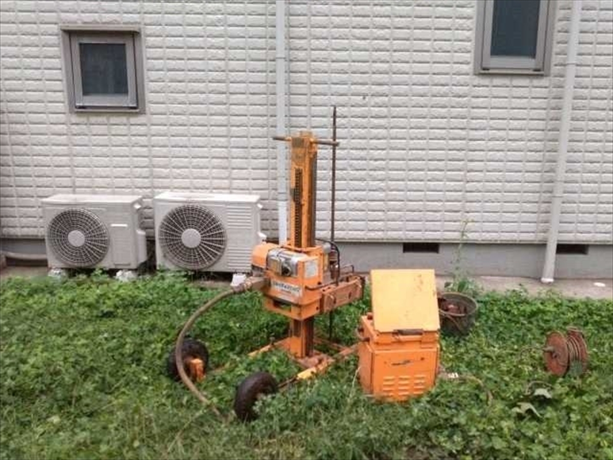 コトブキホームビルダー 目黒区目黒本町　新築　木造3階建て賃貸併用住宅　地盤調査