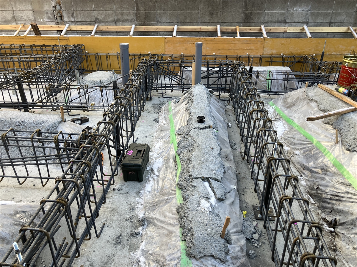 コトブキホームビルダー目黒区A邸AP基礎工事