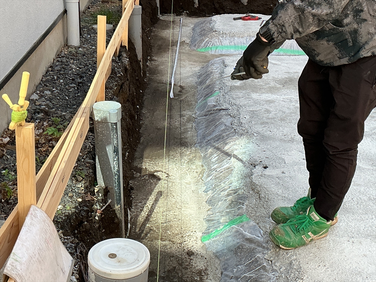 コトブキホームビルダー品川区M邸基礎工事